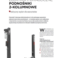 ELEKTROHYDRAULICZNY PODNOŚNIK 2-KOLUMNOWY PD4000ST