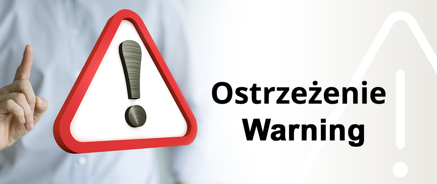 Ostrzeżenie | Warning !