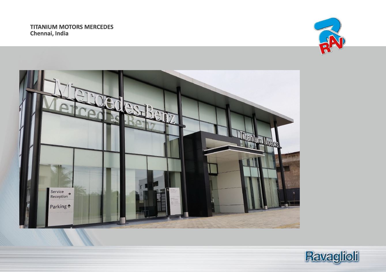 RAV references   MERCEDES Titanium Motors, Chennai, India